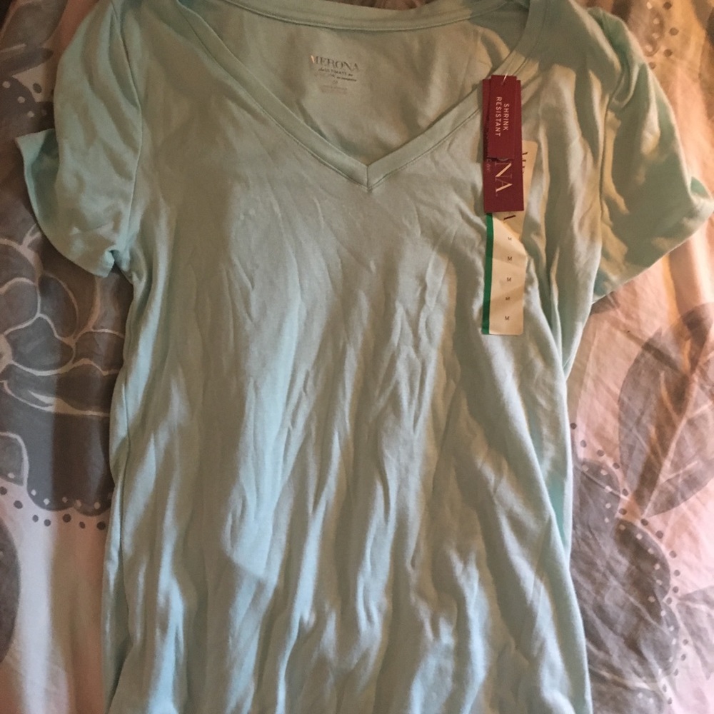 Light blue tee